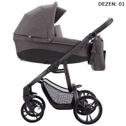 BEBETTO HOLLAND NEW KOLICA ZA BEBE SET 2U1 SIVI RAM
