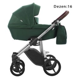 Bebetto Luca 2018 kolica za bebe set 3u1 sivi ram 16