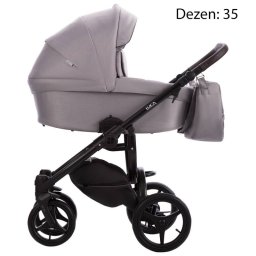 Bebetto Luca 2018 kolica za bebe set 2u1 crni ram 35
