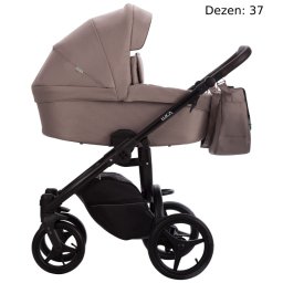 Bebetto Luca 2018 kolica za bebe set 3u1 crni ram 37