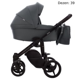 Bebetto Luca 2018 kolica za bebe set 3u1 crni ram 39