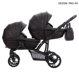 BEBETTO 42 PRO KOLICA ZA BLIZANCE SET 3U1 CRNI RAM