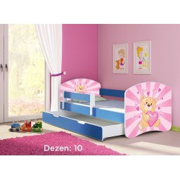 Krevet za decu Blue sa fiokom 140x70 acma 2 10