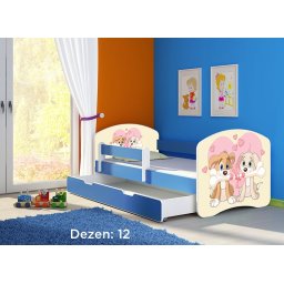 Krevet za decu Blue sa fiokom 140x70 acma 2 12