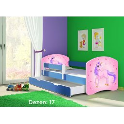 Krevet za decu Blue sa fiokom 140x70 acma 2 17