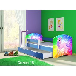 Krevet za decu Blue sa fiokom 140x70 acma 2 18