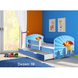 Krevet za decu Blue sa fiokom 140x70 acma 2 19