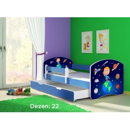 Krevet za decu Blue sa fiokom 140x70 acma 2 22