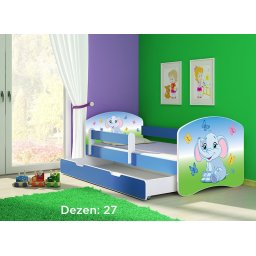 Krevet za decu Blue sa fiokom 140x70 acma 2 27