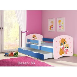 Krevet za decu Blue sa fiokom 140x70 acma 2 33