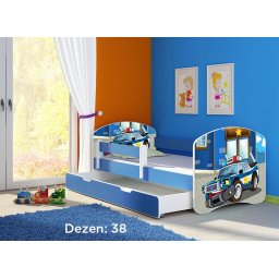 Krevet za decu Blue sa fiokom 140x70 acma 2 38