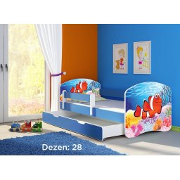 Krevet za decu Blue sa fiokom 160x80 acma 2 28
