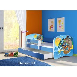 Krevet za decu Blue sa fiokom 180x80 acma 2 21