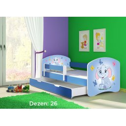 Krevet za decu Blue sa fiokom 180x80 acma 2 26