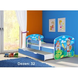 Krevet za decu Blue sa fiokom 180x80 acma 2 32