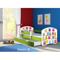Krevet za decu Green sa fiokom 140x70 acma 2 31