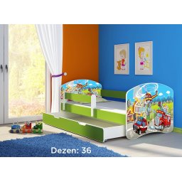 Krevet za decu Green sa fiokom 140x70 acma 2 36