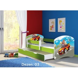 Krevet za decu Green sa fiokom 160x80 acma 2 03