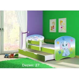 Krevet za decu Green sa fiokom 160x80 acma 2 27