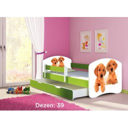Krevet za decu Green sa fiokom 160x80 acma 2 39