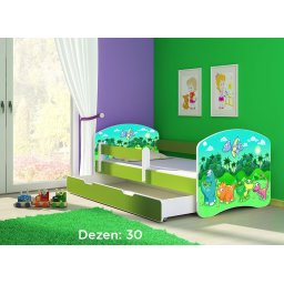 Krevet za decu Green sa fiokom 180x80 acma 2 30