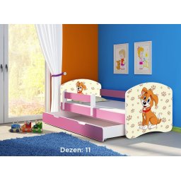Krevet za decu Pink sa fiokom 140x70 acma 2 11