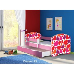 Krevet za decu Pink sa fiokom 140x70 acma 2 25