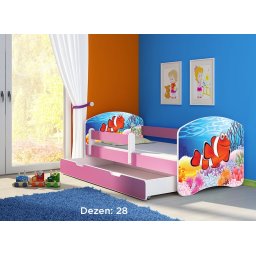 Krevet za decu Pink sa fiokom 140x70 acma 2 28