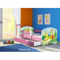 Krevet za decu Pink sa fiokom 140x70 acma 2 29