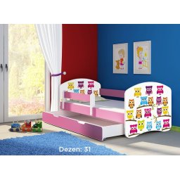Krevet za decu Pink sa fiokom 140x70 acma 2 31