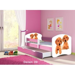 Krevet za decu Pink sa fiokom 140x70 acma 2 39