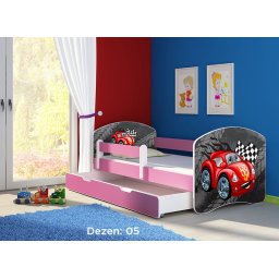 Krevet za decu Pink sa fiokom 160x80 acma 2 05