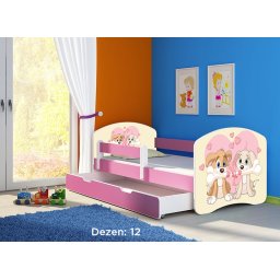 Krevet za decu Pink sa fiokom 160x80 acma 2 12