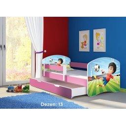 Krevet za decu Pink sa fiokom 160x80 acma 2 13
