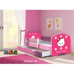 Krevet za decu Pink sa fiokom 160x80 acma 2 16
