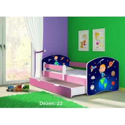 Krevet za decu Pink sa fiokom 160x80 acma 2 22