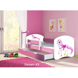 Krevet za decu Pink sa fiokom 180x80 acma 2 43