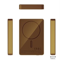 Apollon 4007249037718 power bank bezični 15w 10000 mah alu zlatni ( w11bgld )
