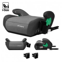 Tulano auto sedište za decu sa isofix-om 125-150cm cabby 35 grey ( 8187 )