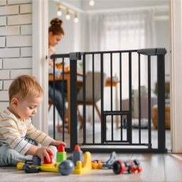 Tulano zaštitna ograda za stepenište i vrata guardian 2.0 crna ( 8328 )