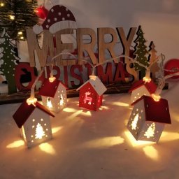 LED svetleći niz "kućice" 0.9m