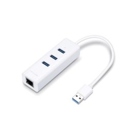 TP-Link Adapter USB 3.0 to Gigabit Ethernet Network, plus 3x USB 3.0 Hub ( UE330 )
