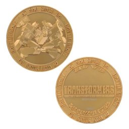 Fanattik Transformers 40th Anniversary 24k Gold Plated Coin ( 068954 )