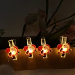 LED svetleći niz štipaljke "deda mraz" 0.9m ( ML-C3013 )