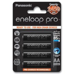 Panasonic Eneloop Pro 4xAA BK-3HCCE 2550mAh