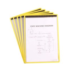 Tarifold - Djois Tarifold žuta Ramovi za označavanje sa magnetom A4 pak. 1/5 ( 09CRT08G )