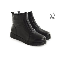 Kožne ženske duboke cipele W043224CR crne