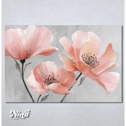 Slike na platnu Pastelni cvetovi Nina680_P