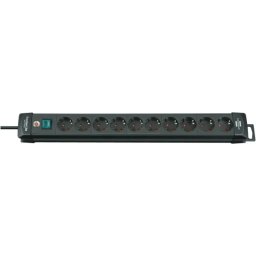 BRENNENSTUHL Produzni kabl sa 10 uticnica 3metara, 1.5mm2 crni brennenst 6110010