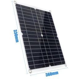 GEMBIRD SOL-PANEL20W RV Solarni panel USB spoljni, vodootporni, 20W, 330x360x3mm